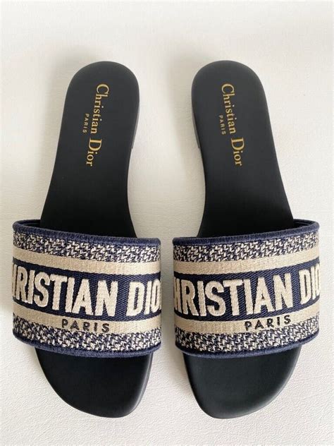 christian dior sandals navy|Christian Dior sandals cheap.